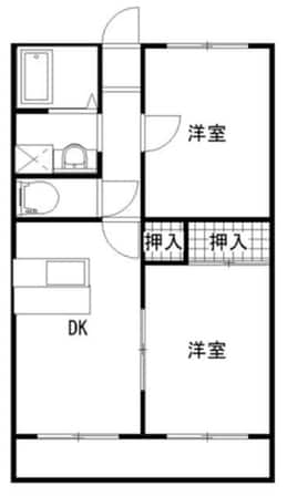 ヴィラージュ久米川の物件間取画像